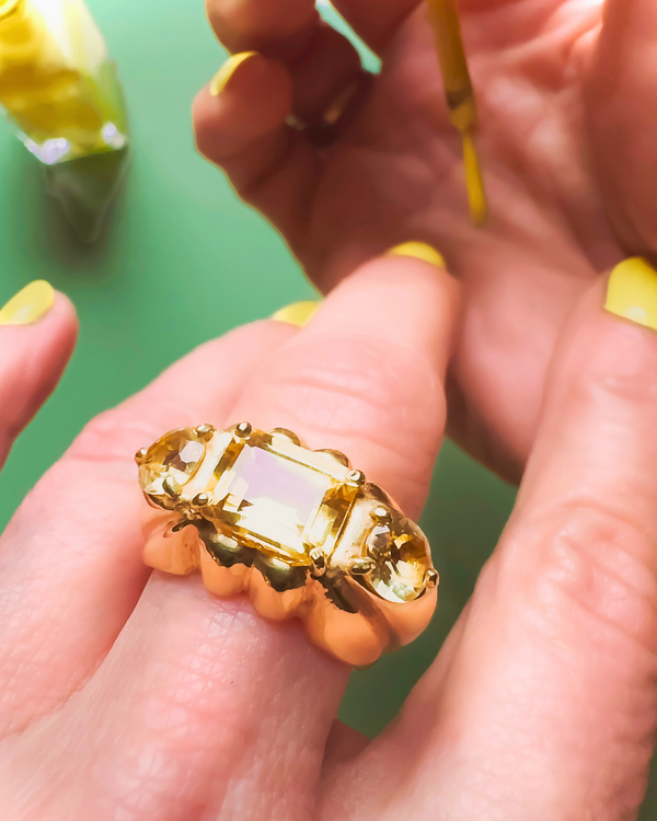 Matricaria Ring — Citrine