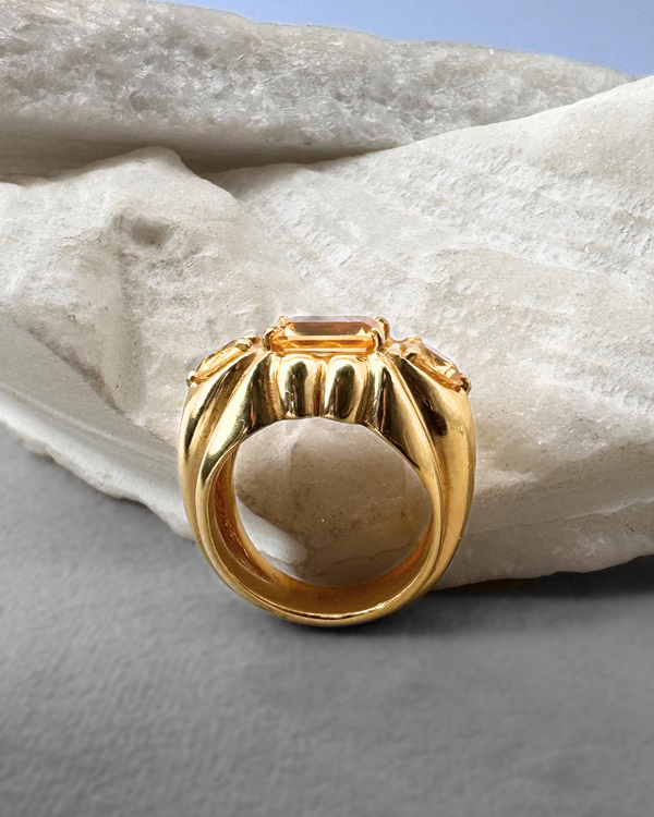 Matricaria Ring — Citrine